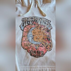 White Graphic Hoodie